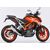 SHARK / シャークマフラー DSX-7 slip on exhaust (1-1) super short, Silver, Elliptical/Conical | 843305