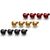 CNC Racing / シーエヌシーレーシング Carbon screen screw kit Ducati Multistrada 1200 | KV462