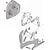 CNC Racing / シーエヌシーレーシング Carbon screen screw kit Ducati Multistrada 1200 | KV462