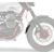 Pyramid Plastics / ピラミッドプラスチック Moto Guzzi V7 II Clubman Racer エクステンダーフェンダー マットブラック 2015>2017 | 058731