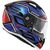 GIVI / ジビ 50.6 SPORT DEEP FULL-FACE HELMET, Blue / red, Size XS | H506FEPLR54