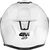 GIVI / ジビ X.27 SOLID COLOR, White, Size XXL | HX27BB91063