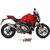 MIVV / ミヴ SPORT GPpro SLIP-ON Muffler TITANIUM for DUCATI MONSTER 1200 2017 ECE approved (Euro4) Catalyzer is included | D.041.L6P
