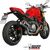 MIVV / ミヴ SPORT GPpro SLIP-ON Muffler BLACK STAINLESS STEEL for DUCATI MONSTER 1200 2017 ECE approved (Euro4) Catalyzer is included | D.041.LXBP