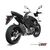 MIVV / ミヴ- SPORT スリップオン スチール、黒 for KAWASAKI Z 800 E (13-) | K.035.L9