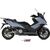MIVV / ミヴ SPORT GPpro SLIP-ON Muffler CARBON for KYMCO AK550 2017 ECE approved if optionally catalysed (Euro4) Catalyzer is included | O.008.L2P
