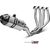 MIVV / ミヴ POWER STEEL SPEED EDGE Imp. compl./Full sys. 4x2x1 STAINLESS STEEL for KAWASAKI ZX-6 R 2009 - 2016 NOT approved | X.KA.0001.SRX