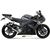 MIVV / ミヴ- SPORT スリップオン スチール、黒 for YAMAHA YZF 600 R6 (03-05) | Y.013.LXB