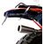 Unitgarage / ユニットガレージ Rear fender with license plate kit, Red | 1651+1682-Red