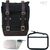 Unitgarage / ユニットガレージ Side Pannier Canvas + Right subframe Ducati Scrambler, Black/Brown | U001+1007DX-Black-Brown