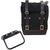 Unitgarage / ユニットガレージ Side Pannier Canvas + Subframe R80 G/S, Black/Brown | U001+1008_Black-Brown