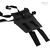 Unitgarage / ユニットガレージ Aluminum bag holder with adjustable front in Hypalon and Quick Release System + subframe, Black | UG007+U000+3800-Black
