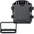 Unitgarage / ユニットガレージ Aluminum bag holder with adjustable front in Hypalon and Quick Release System + subframe, Black | UG007+U000+3800-Black