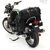 Unitgarage / ユニットガレージ Side Pannier Canvas + Left Subframe Guzzi V7, Black/Black | U001+2213SX-Black-Black