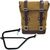 Unitgarage / ユニットガレージ Side Pannier Canvas + Right Subframe Yamaha, Beige/Brown | U001+2504DX-Beige-Brown