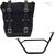 Unitgarage / ユニットガレージ Waxed Suede Side Pannier + Subframe R1200 GS LC, JetBlack | U002+1901SX-JetBlack