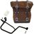 Unitgarage / ユニットガレージ Waxed Suede Side Pannier + Right Subframe Guzzi V7, ColoradoBrown | U002+2213DX-ColoradoBrown