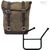Unitgarage / ユニットガレージ Waxed Suede Side Pannier + Left Subframe HUSQVARNA, MossGrey | U002+3007SX-MossGrey