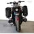 Unitgarage / ユニットガレージ Side Pannier Canvas + Right Subframe Guzzi V7_850, Green/Brown | U001+2216DX-Green-Brown