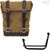 Unitgarage / ユニットガレージ Side Pannier Canvas + Left Subframe Guzzi V85 TT, Beige/Brown | U001+2251SX-Beige-Brown
