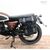 Unitgarage / ユニットガレージ Waxed Suede Side Pannier + Left Subframe Mash, JetBlack | U002+2600SX-JetBlack