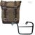 Unitgarage / ユニットガレージ Waxed Suede Side Pannier + Left Subframe Mash, MossGrey | U002+2600SX-MossGrey