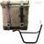 Unitgarage / ユニットガレージ Waxed suede side pannier Scram 22L-30L + Left Subframe Triumph Bonneville T100 (2001-2016), MossGrey | U202+1005SX-MossGrey