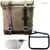 Unitgarage / ユニットガレージ Waxed suede side pannier Scram 22L-30L + Right subframe Ducati Scrambler, MossGrey | U202+1007DX-MossGrey