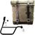 Unitgarage / ユニットガレージ Waxed suede side pannier Scram 22L-30L + Right Subframe Triumph T100 (2017 until now), MossGrey | U202+1011DX-MossGrey