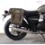 Unitgarage / ユニットガレージ Waxed suede side pannier Scram 22L-30L + Right Subframe Triumph Street Twin 900 (2016 until now), MossGrey | U202+1017DX-MossGrey