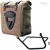 Unitgarage / ユニットガレージ Waxed suede side pannier Scram 22L-30L + Left Subframe Kawasaki Z900RS, MossGrey | U202+1021SX-MossGrey