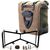 Unitgarage / ユニットガレージ Waxed suede side pannier Scram 22L-30L + Symmetrical Double Subframe NineT, MossGrey | U202+1632+A2-MossGrey