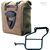 Unitgarage / ユニットガレージ Waxed suede side pannier Scram 22L-30L + Right Subframe R 1200 R LC, MossGrey | U202+2101DX-MossGrey