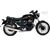 Unitgarage / ユニットガレージ Waxed suede side pannier Scram 22L-30L + Right Subframe Guzzi V7, JetBlack | U202+2213DX-JetBlack
