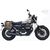 Unitgarage / ユニットガレージ Waxed suede side pannier Scram 22L-30L + Right Subframe Guzzi V9 Bobber, MossGrey | U202+2250DX-MossGrey