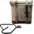 Unitgarage / ユニットガレージ Waxed suede side pannier Scram 22L-30L + Right Subframe Guzzi V9 Bobber, MossGrey | U202+2250DX-MossGrey