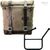 Unitgarage / ユニットガレージ Waxed suede side pannier Scram 22L-30L + Left Subframe HUSQVARNA, MossGrey | U202+3007SX-MossGrey