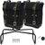 Unitgarage / ユニットガレージ Two Waxed suede Side Panniers + Double Subframe NineT, JetBlack | 2xU002+1626+A2_JetBlack