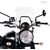 Unit Garage Windshield with GPS support for Triumph Street series, Transparent | 3141-Transparent
