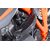 GSGモトテクニック リプレイスメントパッド 左側 (クラッシュパッドセット適合品番: 1505040-KM5SH) | KM5-EP-150-50-40-L