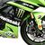 Pyramid Plastics / ピラミッドプラスチック Kawasaki ZX6-R 636 エクステンダーフェンダー マットブラック 2005>2008 | 053170