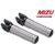 Mizu レーシングフットペグ ABE認可品 ブラック/シルバー | 409ST1110033
