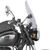GIVI / ジビ Univeral Windscreen A660, 2 fixing brackets included, color Light Smoke, dim. HxW 42,5 x 42 cm | A660