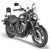 GIVI / ジビ Univeral Windscreen A660, 2 fixing brackets included, color Light Smoke, dim. HxW 42,5 x 42 cm | A660