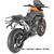 GIVI / ジビ Screen for KTM 790 Duke, color smoke, dim. HxW 25x31 cm, fitting kit included | A7708
