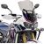 GIVI / ジビ Windscreen for Honda Africa Twin CRF1000L color light smoke, dim. HxW 47,5x35 cm, fits oe headlight fairing | D1144S
