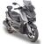 GIVI / ジビ Windscreen for Yamaha X-Max 125 18-, X-Max 300, X-Max 400 18- color Smoke, dim. HxW 43,5x43,5 cm, low profile sport screen, fits oe headlight fairing | D2136S