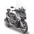 GIVI / ジビ Windscreen for Yamaha X-Max 125 18-, X-Max 300, X-Max 400 18-, color Clear, dim. HxW 73,5 x 64 cm, 20,5 cm higher than oe, fits oe headlight fairing | D2136ST