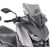 GIVI / ジビ Windscreen for Yamaha X-Max 125 18-, X-Max 300, X-Max 400 18- color Smoke, dim. HxW 43,5x43,5 cm, low profile sport screen, fits oe headlight fairing | D2136S