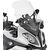 GIVI / ジビ Windscreen for BMW S 1000 XR 15-19 (K49) color clear, dim. HxW 50x43,5 cm, 13 cm higher than oe, fits oe headlight fairing | D5119ST